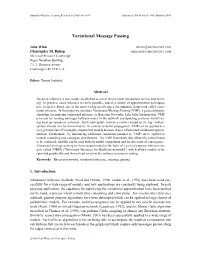 Variational Message Passing