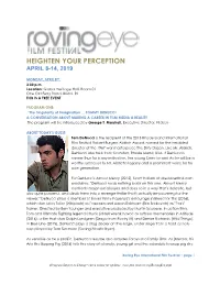 2019 Roving Eye PROGRAM