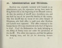 Administration and Divisions