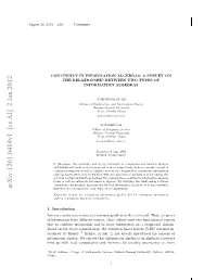 Continuity in Information Algebras 3