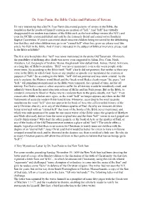 Dr. Ivan Panin, the Bible Codes and Patterns of Sevens