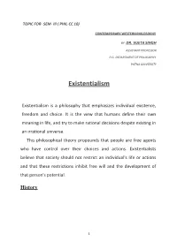 Existentialism