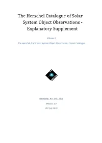 Explanatory Supplement