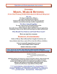 Moon, Mars & Beyond