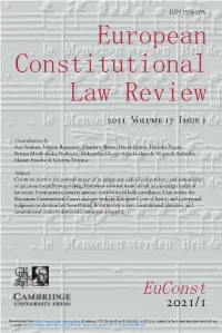 2021 Volume 17 Issue 1