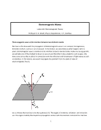 Electromagnetic Waves