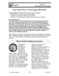 How Does Micro Technology Affect Me?