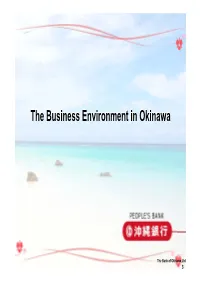 The Business Environment in Okinawa