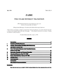 Two Years Without Transition