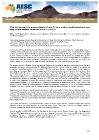 What Lies Beneath the Western Gawler Craton? Interpretations and Implications from Deep Crustal Seismic Reflection Profile 13GA-EG1