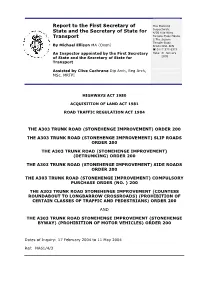 A303 PI Inspector's Report