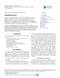 Sandy Hook Sites1 1 Introduction 1 Site Summary 4 Background and Objectives Kenneth G
