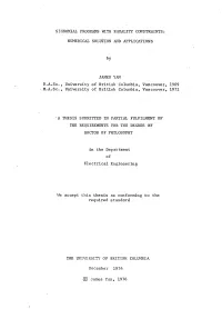 Signomial Programs with Equality Constraints