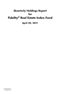 Fidelity® Real Estate Index Fund