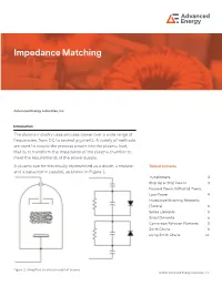 Impedance Matching