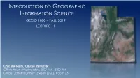 Scale, Maps, and Cartography