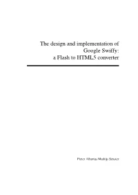 A Flash to HTML5 Converter