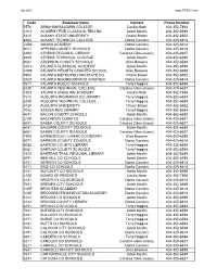 ES Contact List July 2021