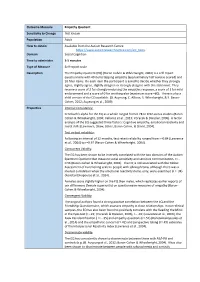 Outcome Measure Empathy Quotient Sensitivity to Change Not Known
