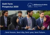 Sixth Form Prospectus 2020