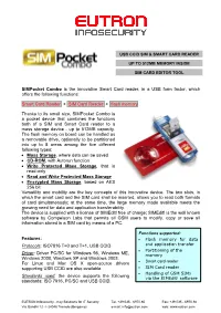 Smart Card Pocket Reader (USB Portable Reader)