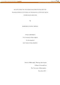 Negotiating the Integration Strategies and the Transnational Statuses Of