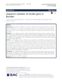 Sequence Variation of Necdin Gene in Bovidae Sunday O