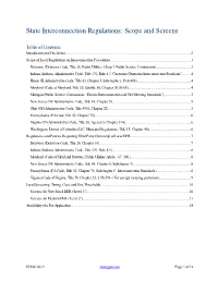 State Interconnection Regulations: Scope and Screens