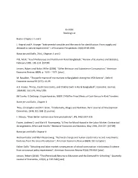 Ec 1530 Reading List Becker Chapters 1 and 2 J. Angrist and A