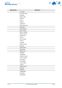 List of Planning Scheme Maps 3 of 16