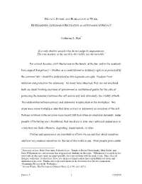 Privacy, Power, and Humiliation at Work: Re-Examining Appearance