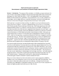 Wolf Creek Dam (Lake Cumberland) Reconnaissance–Level Evaluation of Dissolved Oxygen Improvement Study