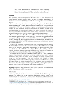Abstract This Article Aims to Answer Two Questions