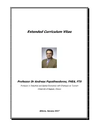 Extended Curriculum Vitae