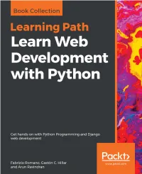 Learn Web Development with Python