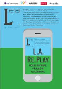 Mobile Network Culture in Placemaking
