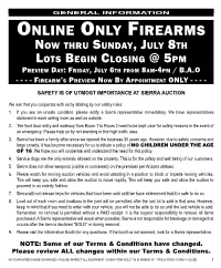 Online Only Firearms