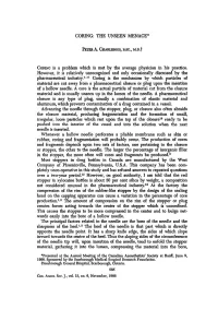 Coring: the Unseen Menace ~