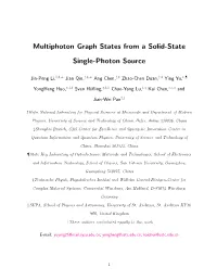 Multiphoton Graph States from a Solid-State Single-Photon Source