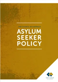Asylum Seeker Policy Contents