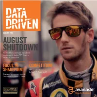 Avanade Helps Lotus F1 Team Manage the Shutdown