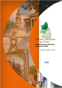 Central Lancashire Design Guide Supplementary Planning Document (SPD)