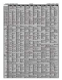 Sunday Morning Grid 6/14/20 Latimes.Com/Tv Times
