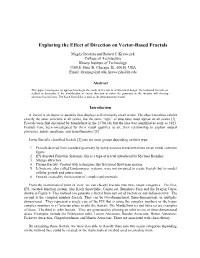 Exploring the Effect of Direction on Vector-Based Fractals