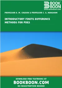 Introductory Finite Difference Methods for Pdes
