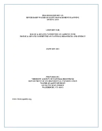 Progress Report on River Basin Water Quality Management Planning During 2010