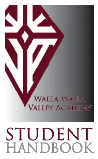HANDBOOK Walla Walla Valley Academy: Who We Are