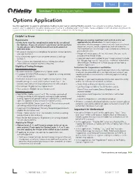 Options Application (PDF)