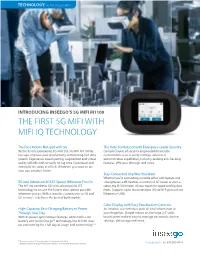 The First 5G Mifi with Mifi Iq Technology