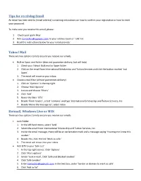 Tips for Receiving Email Yahoo! Mail Hotmail, Windows Live Or